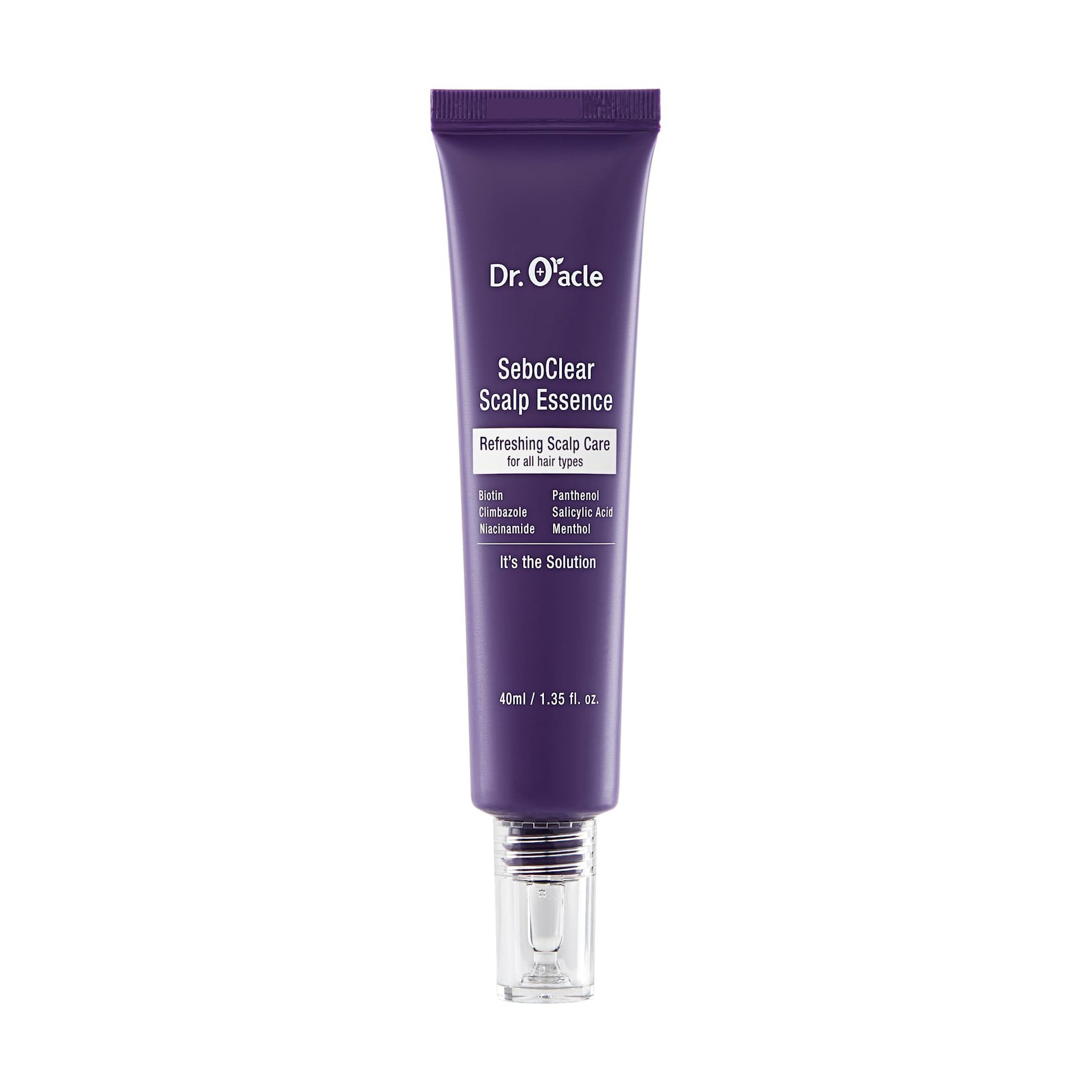 Тонік-есенція Dr. Oracle SeboClear Scalp Tonic Essence для контролю жирності та очищення шкіри голови, 40 мл